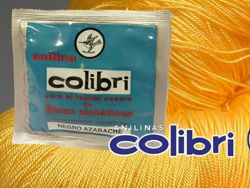 Anilina Colibrí Para Fibra Sintetica X 25 G