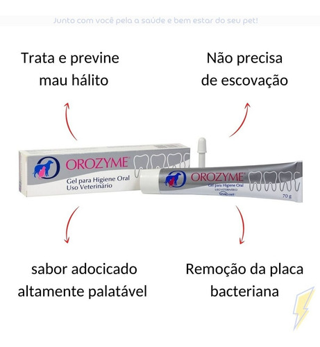 Pasta Orozyme 70g - Inovet Sabor Agradável