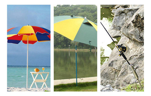 Sombrilla Para Acampar En La Playa, Soporte De Base De