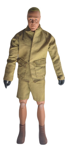 Figura Power Team Gi Joe Action Man Dynaman Temerario 12 Pul (Usado)