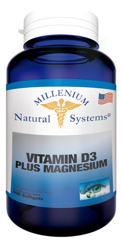 Vit D Plus Magnesium 100 Sg Mns - Unidad a $339