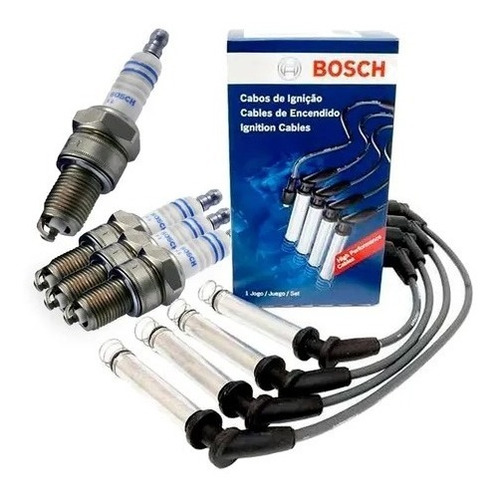 Cables + Bujia Bosch Chevrolet Corsa 2 1.8 8v 2002 - 2012