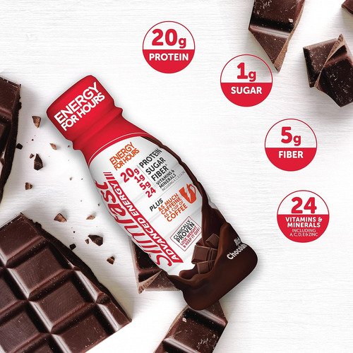 Batido De Chocolate Slimfast Advanced Energy Rich Reemplaz