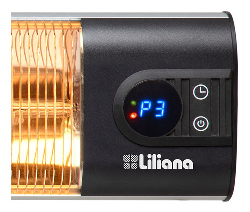 Imagen 6 de 10 de Calefactor Exterior Liliana Radiante Ccp2200 Fibra Carbono