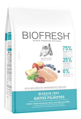Ração Biofresh Gatos Filhotes Frango 1,5 Kg