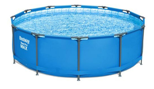 Piscina estructural redonda Bestway 56260 con capacidad de 9150 litros de 3.66m de diámetro  azul