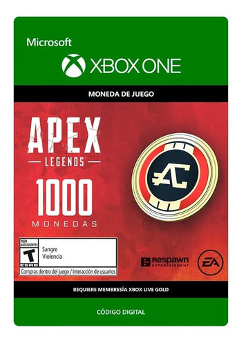 Imagen 1 de 4 de Apex Legends 1000 Coins + Skins Bloodhound Xbox