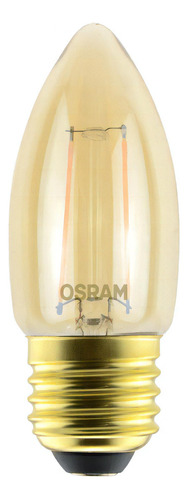 5x 7016294 - Vela Vintage Dimerizável 2.5w 220v E27 - Osram