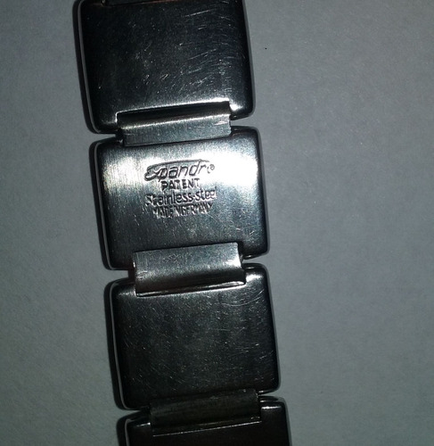 Antiguo Reloj Omega Suizo Y Malla Elástica Germany Plateado Plateado Plateado (Usado)