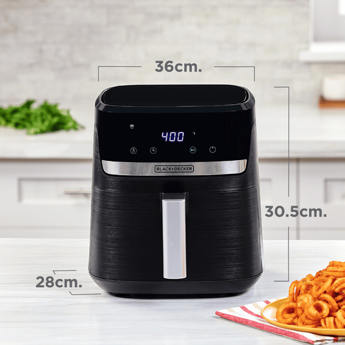 Freidora De Aire Purifry Black+decker De 5.5l, Afbd62-1bdla