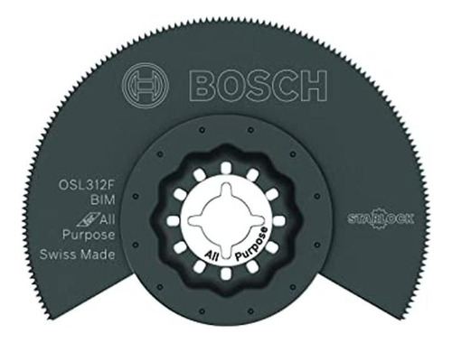 Bosch Osl312f Starlock Hoja De Corte Bimetálica Con