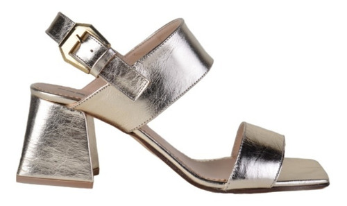 Imagen 1 de 8 de Sandalias Cómodas Taco Bajo De Mujer De Cuero Mita - Ferraro
