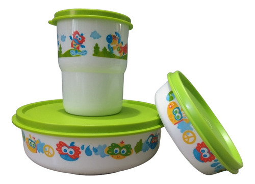 Set Heroes Para Niño Tupperware 