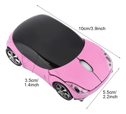 Ratón Portátil De 1600dpi Con 3 Botones, 10m 2.4g Bluetooth