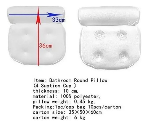 Encosto De Cabeça Para Jacuzzis