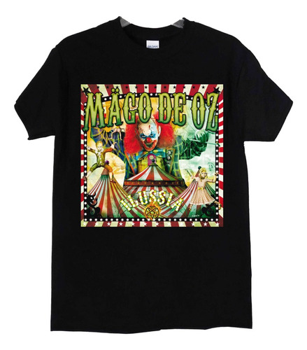 Polera Mago De Oz Ilussia Metal Abominatron