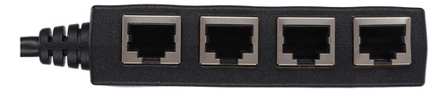Adaptador De Cable De 1 A 4 Puertos Rj45 Splitter Smooth Tra