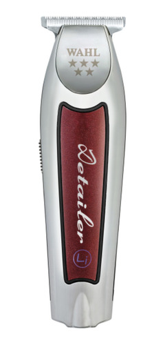 Recortadora Wahl Professional 5 Star Cordless Detailer Li plata y roja 110V/220V