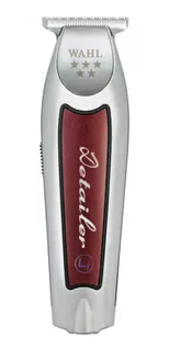 Recortadora Wahl Professional 5 Star Cordless Detailer Li plata y roja 110V/220V