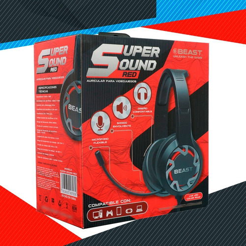 Audifonos Gaming Beast Auriculares G500 Gamer