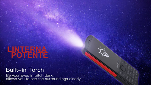 Celular Para Mayores Teclas Y Pantalla Grande 4g Ipro K3 Mp3 Negro