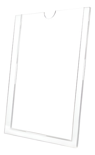 Display Porta Folha Acrílico A5 15x21cm Parede Com Fita