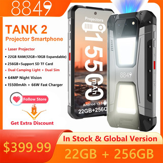 Smartphone Proyector Robusto 8849 Tank 2 12gb 256gb Ip68