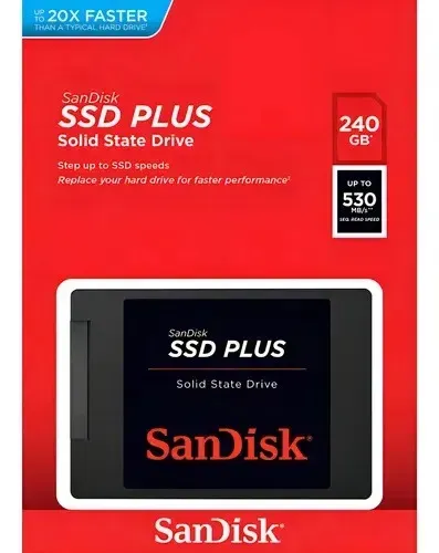 SSD SanDisk Plus de 240 GB SATA III Interno 2.5