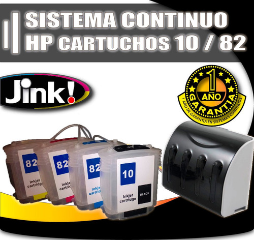 Sistema Continuo Hp C 10 - 82 Compatible Hp 500 / 510 / 800