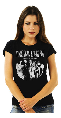 Polera Mujer Maneskin And Iggy Pop I Wanna Be Your Slave Roc