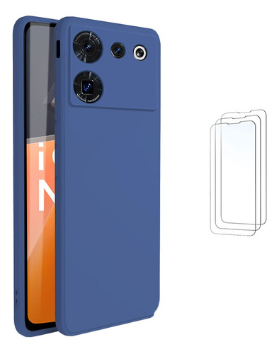 Funda De Teléfono De Silicona De Color Liso Para Nubia Z50s