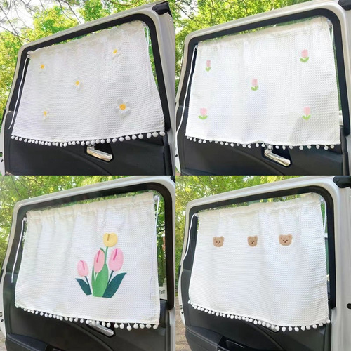 Cortina Tridimensional Con Diseño De Tres Osos, Diseño De Co
