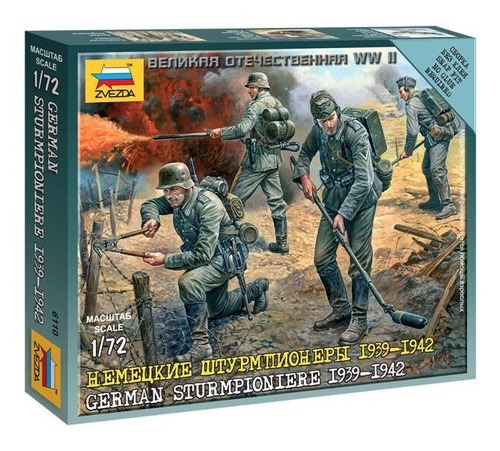 German Sturmpioniere 1939-1942 1:72 Zvezda 6110 Milouhobbies