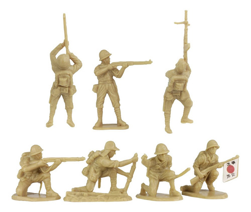 Bmc Ww2 Iwo Jima Plastic Army Men Isla, Tanques Y Soldados,