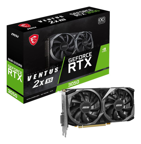 Tarjeta De Video Msi Geforce Rtx 3050 Ventus 2x Oc 8gb Gddr6