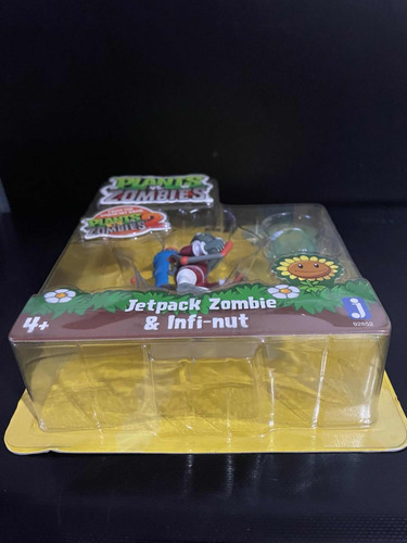 Plantas Contra Zombies Figura Jetpack Zombie Y Infinut (Usado)