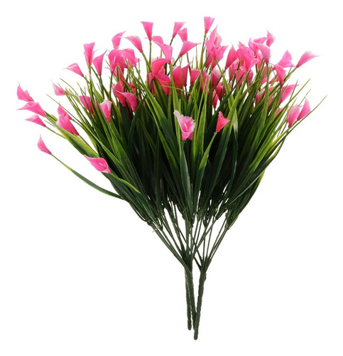 3x4x Artificial Bouquet Boda Hogar Decoración Floral Rosa