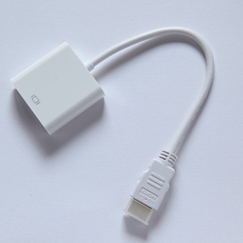 Hdmi Macho Para Vga Fêmea Cabo De Vídeo Cabo Adaptador 1