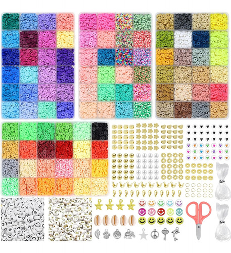 Kit De Cuentas De Arcilla De 12220 Piezas, 96 Colores