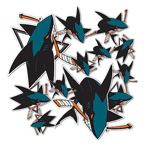 Pegatina Del Equipo San Jose Sharks De Liga Nacional De...