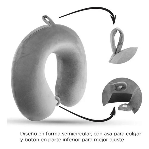 Almohada Viscoelástica En Forma De U, Almohada Protectora Pa