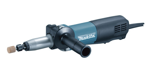 Amoladora recta Makita GD0801C turquesa, negra y blanca 220V