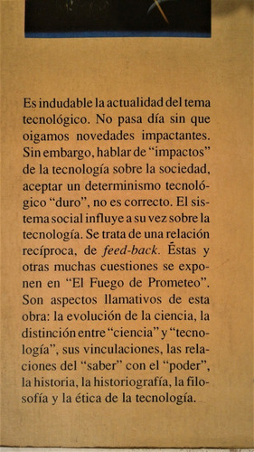 El Fuego De Prometeo . Tecnologia Y Sociedad - H. Ciapuscio (Usado)
