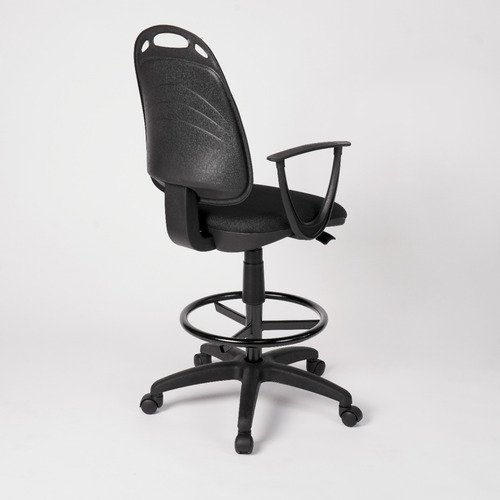 Silla Alta Diva Cajera Con Apoyabrazos Y Ruedas