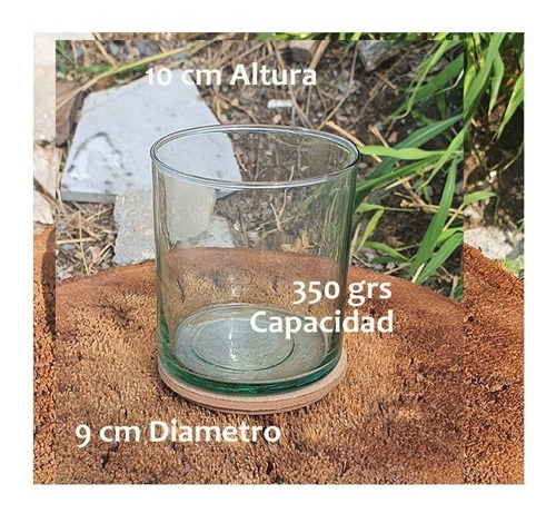 Imagen 5 de 5 de Frascos / Cilindros 9x10cm Para Velas C/ Tapa Mdf Paq 1500pz