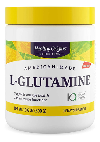 Healthy Origins L-glutamine 10.6 Oz Apoyo Muscular 300 Gr