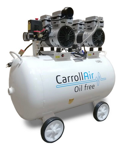 Imagen 1 de 1 de Compresor de aire eléctrico Carroll CAR-HSUD750X2X108L monofásico 110V