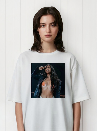 Remera Unisex Nathy Peluso Grasa Album Personalizada Algodón