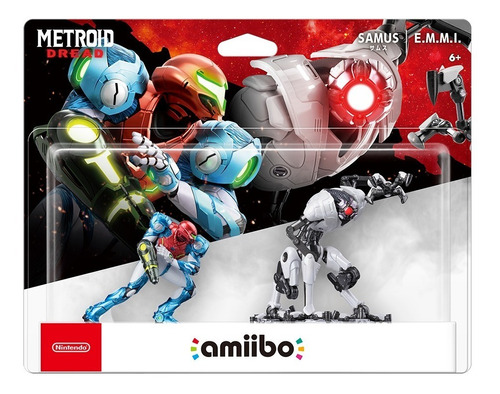 Amiibo Metroid Dread - Samus & E.m.m.i. Importado - 2 Pack