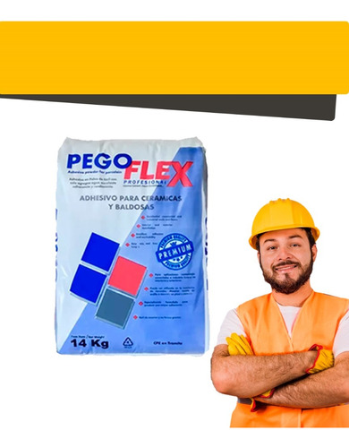 Pego Gris Pego Flex Profesional  14 Kg - 1 Saco